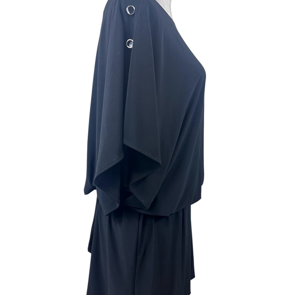 White House Black Market black dress with tie at waist size XL - Picture 6 of 8